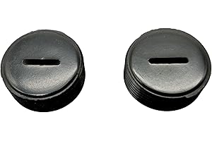 KRAFTFELD 1 paire de bouchons de charbon moteur 12, 13, 14, 15, 16, 17, 18, 20, 22 mm - Capuchon de fermeture à vis (17 x 8 mm)