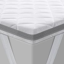 Surmatelas BedStory 160x200 Cm Épaisseur 10 Cm - Gel Et Mousse Mémoire Forme, Dureté H2/H3 - Certifié Öko-Tex