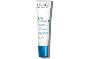 Uriage Eau Thermale Crème d'Eau Contour des Yeux à Acide Hyaluronique I Réduit visiblement les ridules, poches et cernes. Ultra-rafraîchissante I Non parfumée I Testée sous contrôle ophtalmologique