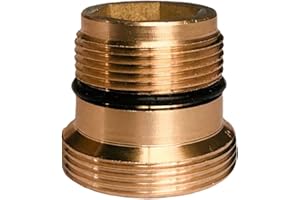 XNTONG - Wasserhahn-Adapter, Außengewinde M18.5 auf Außengewinde M22 Wasserhahn Luftsprudler Adapter, Geeignet für Belüfteranschluss an Küchenarmaturen,(M18.5-M22)