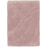 Thedecofactory Extra Soft Rug, Polyester, Powder Pink, 60 x 90 cm