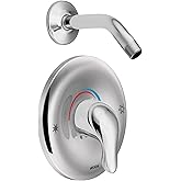 (N/A) - Moen TL182NH Single Handle PosiTemp Pressure Balanced Shower Trim Kit, Chrome