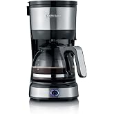 SEVERIN - 4 cup small drip coffee maker, filter coffee maker / American coffee maker with glass carafe, automatic shut-off, b