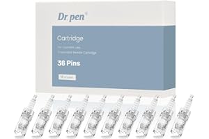 Buyounger Dr. Pen 10 Stück A10 Cartridges, Original Patronen 36 Pins für Anti-Falten Feuchtigkeitspflege Straffung Aufhellung Fleckenreduzierung, Fit Dr. Pen Ultima A10