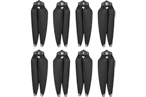 CRAZNICK Eliche per DJI Air 3/Air 3S Sostituzione Puntello Lame A Basso Rumore Accessori per DJI Air 3 Drone Accessori 8 pz Argento