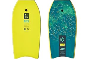 AZTRON 39, Bodyboard ERIS Super Leggero e Durevole per Principianti. Gioventù Unisex, Giallo
