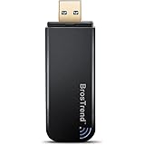 BrosTrend 1200Mbps USB WiFi Dongle for Laptop, Desktop PC of Windows 10/8.1/8/7/XP, USB 3.0, AC1200 Dual Band 5GHz 867Mbps +