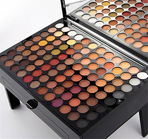 FantasyDay® Professionelle 180 Farben Lidschatten Palette Makeup Kit mit Lipgloss Concealer und Rouge – Ideal für Sowohl den Professionellen als auch Persönlichen Gebrauch - 7