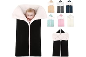 Ruiqas Outdoor Sacco UN Pelo Del Bambino Del Panno Morbido Neonato Coperta Swaddle Avvolgere Maglia Passeggino Wrap per 0-12 Mesi