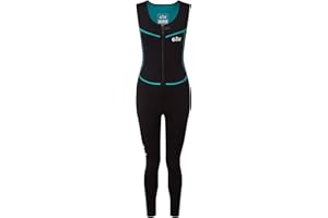 Gill 2022 Womens Dynamic Front Zip Longjane Wetsuit - Black
