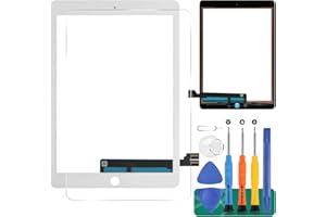 SRJTEK for iPad Pro 9.7 Screen Replacement Touch Screen Replacement,Touchscreen,Touch Digitizer,Glass Repair Parts Assembly Kit for iPad Pro 9.7 2016 A1673 A1674 A1675(LCD Not Include) White