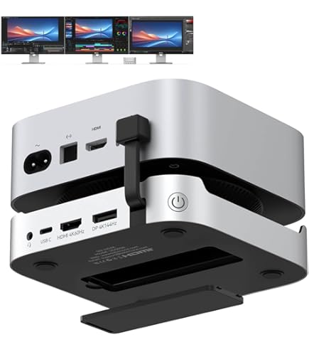 Minisopuru iExpandMate MINI218B PRO Mac Mini M4 Dock & Stand with