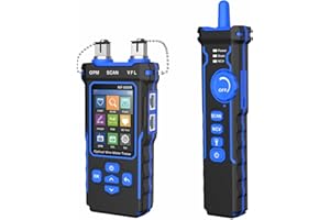 DEWINLVD Tester di rete LAN con misuratore di potenza ottico CAT5, CAT6, tester per cavi RJ11, RJ45, tester di tracciamento dei cavi con NCV, porta flash, supporto per la ricarica di tipo C.