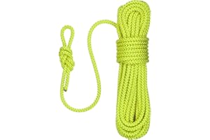 PARAGON MAGNETS Paragon Rope with Loop. 8mm Diameter Heavy Duty Marine Grade Floating Rope. Water and UV Resistant. Flexible, Tough and Lightweight. Magnet Fishing, Sailing, Expedition, Outdoor