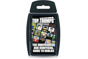 Top Trumps The Independent and Unofficial Guide to Roblox Special Card Games, 30 of the biggest games including Sharkbite, Jailbreak and Brookhaven, Gamer Gift and Toy for Boys and Girls Ages 6 plus