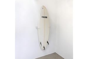 StoreYourBoard Schwimmende Surfbrett-Wandhalterung, klares Acryl-Surfbrett-Display, Indoor-Surfbrett-Wanddekoration, vertikales Surfbrett-Gestell für Shortboards, Fischbretter und Funboards, hält 22,7