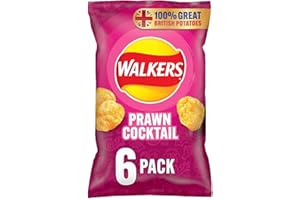 Walkers Prawn Cocktail Multipack Crisps 6 x 25g