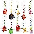 The Blu Party Birds Theme Birthday Swirls/Hanging for Angry Birds Birthday Decorations