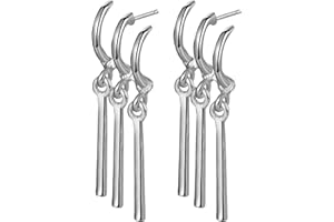 JewelryWe Orecchini Set con Pendenti Cosplay: 3 Pezzi Zoro Orecchini Roronoa Idee Regalo Appassionato di Anime