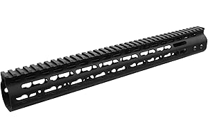 5KU -15 Zoll- Airsoft M4 NSR Style CNC Alu Keymod Handguard (38,3cm) für Softair ICS, Lonex etc.