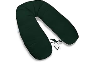 ‎EKM TRADE ekm trade 170cm XXL Stillkissen Schwangerschaftskissen Lagerungskissen Seitenschläferkissen große Farbwahl Handmade Baumwolle 100% aus Zertifizierte Materialien (28)