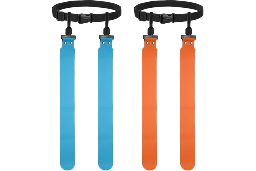 YELARXI Flag Football, Adjustable Flag Football Belts with Belt and Flags Easy Tear Away