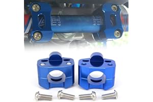 FAST PRO Adaptador de abrazadera de montaje para manillar de motocicleta de intercambio 7/8 "a 1 1/8" para CRF YZF KXF KLX RMZ DRZ KX RM YZ SX EXC XC 65 85 125 250 Dirt Bike-Bleu