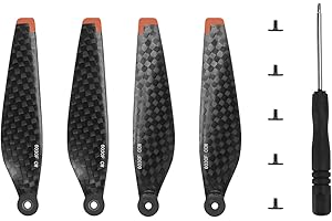 LICHIFIT 6030F Carbon Fiber Propellers for DJI Mini 4 Pro/Mini 3 Pro Drone Low Noise Blades Wing Paddle Props Replacement Accessories