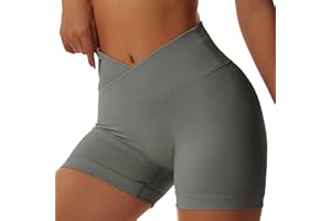 Litthing Pantaloncini Sportivi da Donna Yoga Palestra Pantaloni Corti Push Up Jogging Vita Alta Pantaloncino da Ciclista Tie Dye Controllo della Pancia Shorts per Fitness Corsa Gym