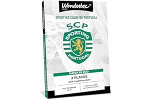TICK&BOX Ticketbox - Sporting Clube De Portugal - Match en Duo - Coffret Cadeau - Idée Cadeau Divertissement