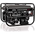Tecnoware Generatore di corrente elettrica portatile 4200VA, Monofase, alimentato a benzina, avviamento elettrico/manuale, se