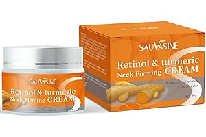 NEW IRVEN Turmeric Neck Firming Cream, Neck Tightening Cream Face Firming Cream All Natural Turmeric Skin Brightening Lotion For Tightening & Lift Skin, Fine lines, Loose & Sagging Skin On Face, Neck