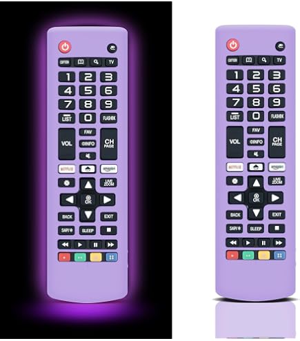 Silikon-Schutzhülle Für LG Soundbar Fernbedienung (AKB75595331 U.a.) – Stoßfest, Wasserabweisend, Mit Umhängeband, Blau
