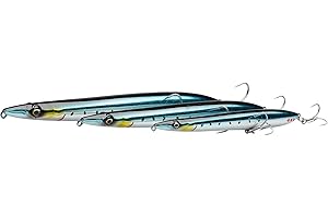 Savage Gear Surf Walker 2.0 - Ultimo lancio a distanza e azione di camminata migliorata per i pescatori d'acqua salata,Ideale per spigole, pesce azzurro e altro, design sottile a specchio 12,5 cm