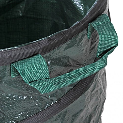 3x VAVIDA Pop Up Gartensack Laubsack Rasensack Gartenabfallsack Abfallsack 160L - 5