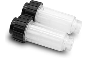 DERASL Kärcher Filtre à eau avec insert de filtre pour nettoyeurs haute pression 4.730-059.0 - Raccord 3/4" pour K2 à K7-2 Pack