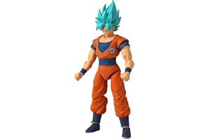 BANDAI - Dragon Ball Super - Dragon Stars Figur 17 cm - Super-Saiyajin Blue Goku - Gelenkige Blue Goku-Figur - Offizielle Dragon Ball Lizenz - Spielzeug für Kinder ab 4 Jahren - 36780