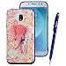 Produktbild Yokata Samsung Galaxy J3 2017 Hülle Weiche Silikon Handyhülle 3D Motiv Schutzhülle TPU Handy Tasche Schale Etui Weich Silicone Bumper Ultra Dünn Slim Schlank Matt Handytasche Premium Kratzfest Clear Backcover Schutz für Galaxy J3 2017 (5 Zoll SM-J330F) Case Cover + 1 x Kapazitive Feder - Farbe wie