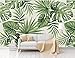 Produktbild Lzhenjiang Wandbilder Moderne Und Minimalistische Sauber Regenwald Banana Leaf Garden Wandbild Wand Grün Palm Leaf Tapete Tapete250*175cm(W*H)