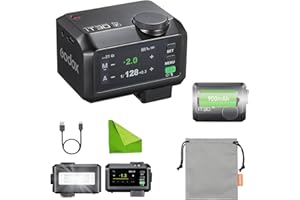 Godox iT30 Pro F Mini Camera Flash for Fujifilm - 2.4G Wireless HSS 1/8000s, TTL Auto Exposure, 2.8" Touchscreen & Dial, Compatible with X100VI,X100V,X-T5,X-T4,X-S20,X-E4,XM5,X-T30 II,X-Pro3(Black)