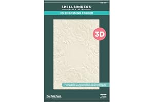 Spellbinders E3D-053 Floral 3D-Prägeschablone aus der Four Petal Collection, farblos, One size