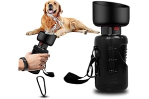 TAUCHGOE Dog Water Bottles Portable Dog Water Bottle Water Leak Proof Drinking Dispenser for Dogs 500ml Dog Travel Water Bowl Pet Outdoor Drinking Cup