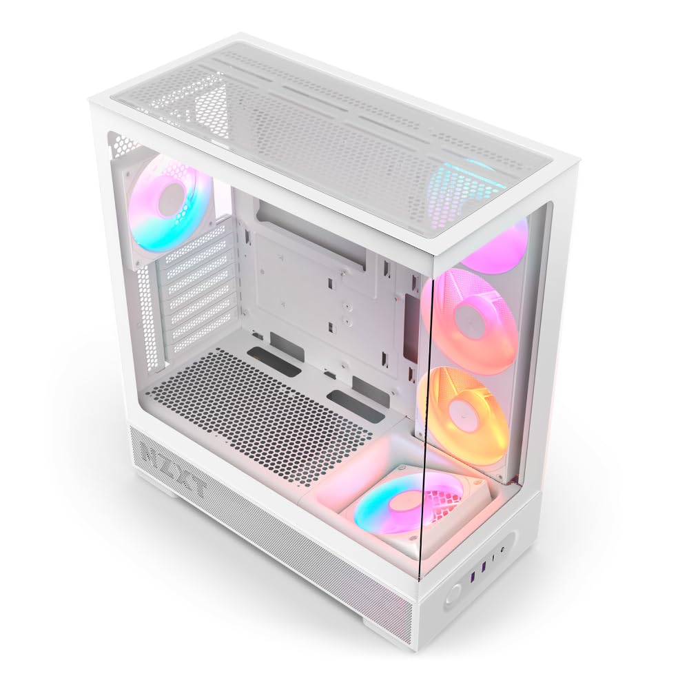 NZXT S5 RGB Deluxe kompaktes ATX-Midi-Tower-PC-Gehäuse