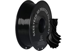 ‎GEEETECH GEEETECH PETG Filament 1,75 mm schwarz 1 kg Spool für 3D-Drucker