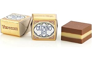 Venchi - Cremini 1878, Cioccolatini Triplo Strato con Pasta di "Nocciola Piemonte IGP" e Mandorla, 1 Kg, Senza Glutine, Senza Coloranti e Senza Conservanti