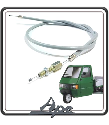 Kit Cavo Acceleratore Piaggio Ape 50 - Originale, Completo Con Cavi Per Carburatore E Miscelatore - Foto 4