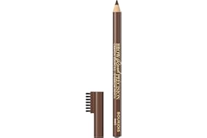 Bourjois Crayon à sourcils - Brow Reveal Précision - Crayon avec brosse intégrée - Sourcils nets et bien dessinés - Application rapide et précise - Fini naturel - 03 Châtain Foncé