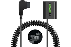 NEEWER D Tap to NP-FZ100 Dummy Battery with Cable for V Mount Battery, Stable Continuous Power Supply for Sony ZV-E1 A1 A7 A7C II R IV V A7S III A9 A6600 A6700 FX3 FX30, VP-FZ100