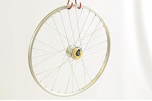 PCM 26" 559 RIM SHIMANO DH-2N70 DYNAMO HUB BICYCLE FRONT WHEEL SILVER ATB MTB BIKE