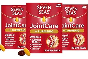 Seven Seas Jointcare Supplex & Turmeric 30 Duo Caps by Seven Seas (Packs of 3)